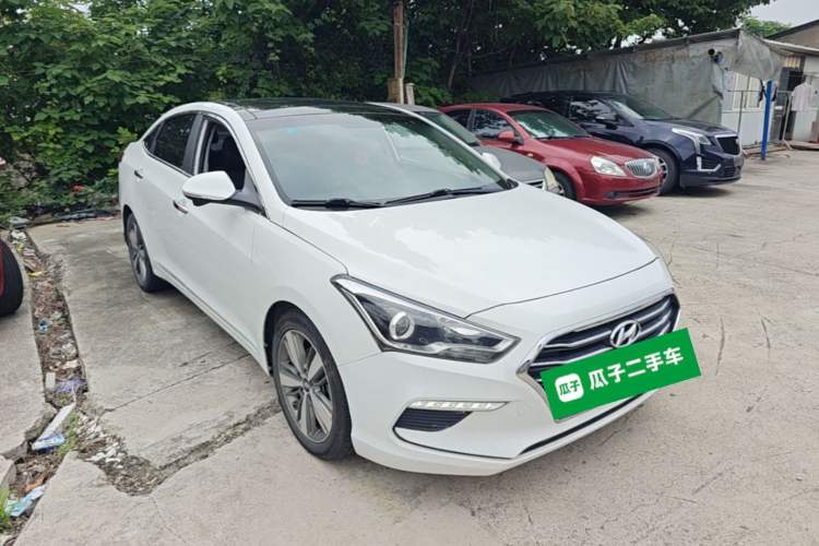 Used Hyundai Mistra 2017 1.6T Automatic Flagship Model TOP China V Emission Standard Front Right 45 Deg