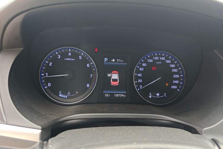 Used Hyundai Mistra 2017 1.6T Automatic Flagship Model TOP China V Emission Standard Instrument Cluster