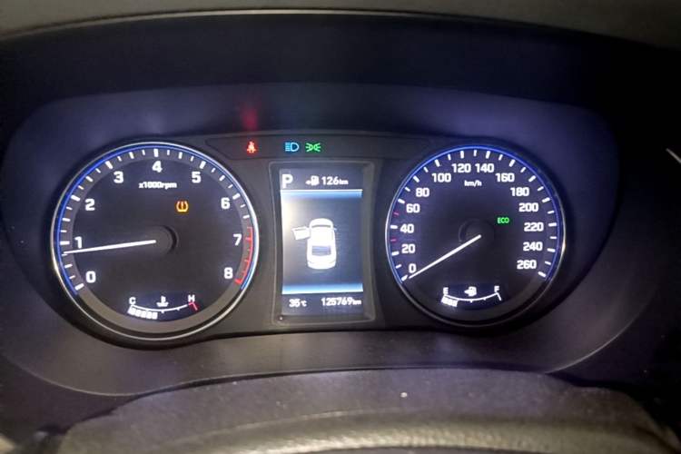 Used Hyundai Mistra 2017 1.6T Automatic Flagship Model TOP China V Emission Standard Instrument Cluster