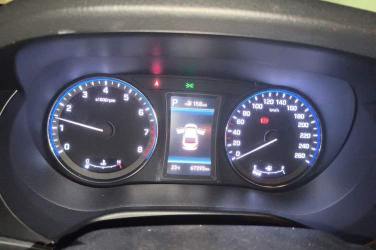 Used Hyundai Mistra 2017 1.6T Automatic Flagship Model TOP China V Emission Standard Instrument Cluster