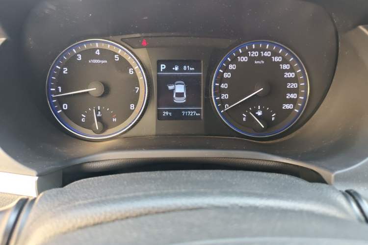 Used Hyundai Mistra 2017 1.6T Automatic Smart GLS China V Standard Odometer Close Up