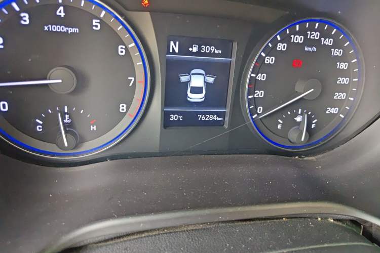 Used Hyundai Mistra 2017 1.8L Automatic Smart GLS China V Standard Odometer Close Up