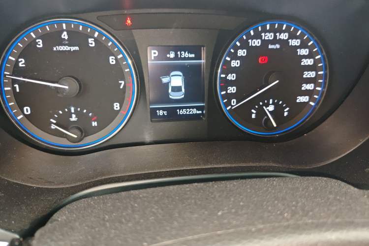 Used Hyundai Mistra 2017 1.6T Automatic Smart GLS China V Standard Odometer Close Up