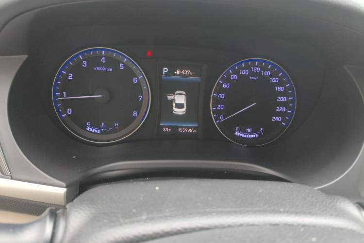 Used Hyundai Mistra 2017 1.8L Automatic Deluxe DLX Model China V Emission Standard Odometer Close Up