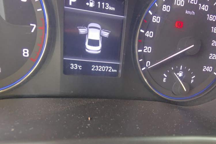 Used Hyundai Mistra 2017 1.8L Automatic Smart GLS China V Standard Odometer Close Up