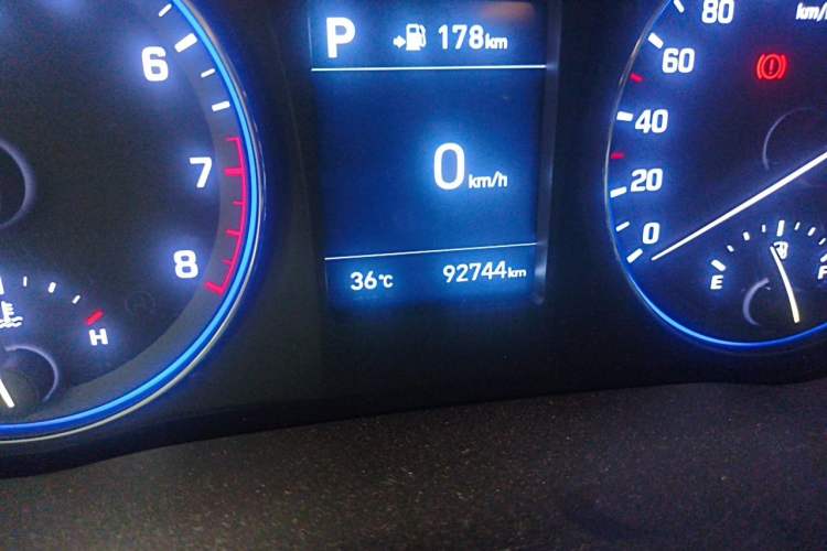 Used Hyundai Mistra 2017 1.6T Automatic Smart GLS China V Standard Odometer Close Up