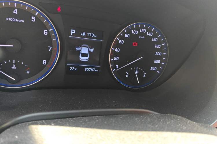 Used Hyundai Mistra 2017 1.8L Automatic Smart GLS China V Standard Odometer Close Up