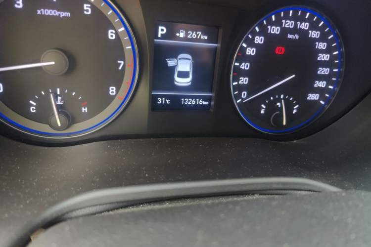 Used Hyundai Mistra 2017 1.6T Automatic Smart GLS China V Standard Odometer Close Up