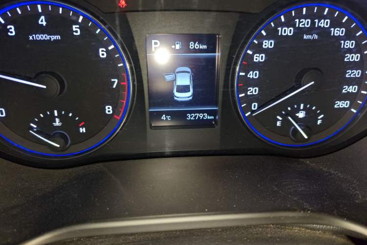 Used Hyundai Mistra 2017 1.6T Automatic Smart GLS China V Standard Odometer Close Up