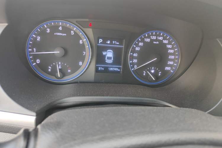 Used Hyundai Mistra 2017 1.6T Automatic Smart GLS China V Standard Odometer Close Up