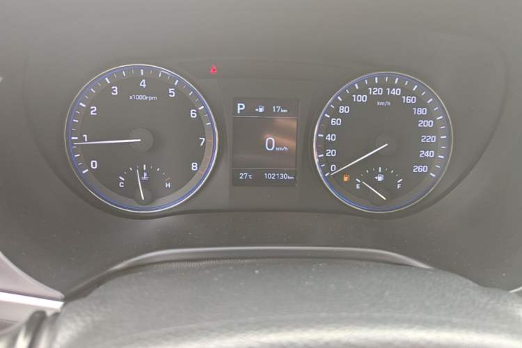 Used Hyundai Mistra 2017 1.6T Automatic Smart GLS China V Standard Odometer Close Up