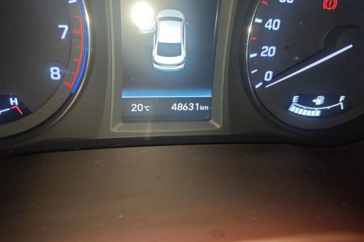 Used Hyundai Mistra 2017 1.8L Automatic Deluxe DLX Model China V Emission Standard Odometer Close Up