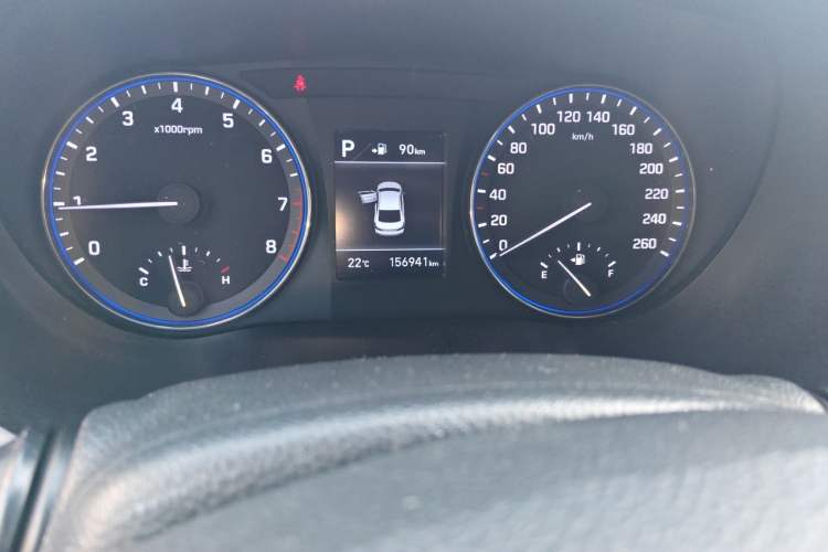 Used Hyundai Mistra 2017 1.6T Automatic Smart GLS China V Standard Odometer Close Up