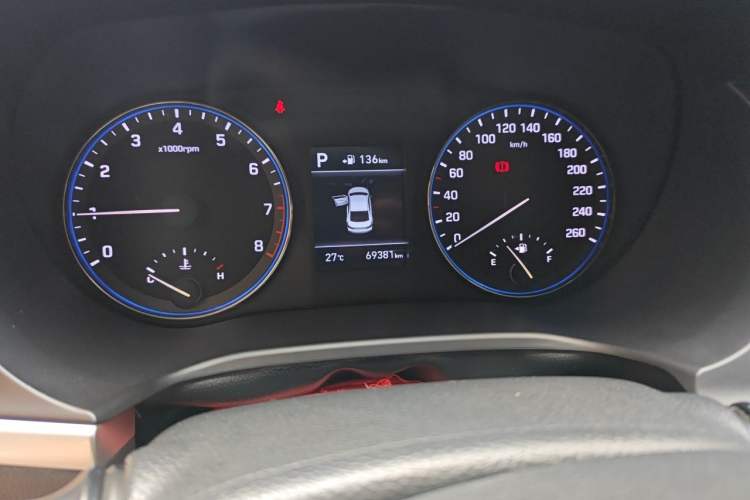 Used Hyundai Mistra 2017 1.6T Automatic Smart GLS China V Standard Odometer Close Up