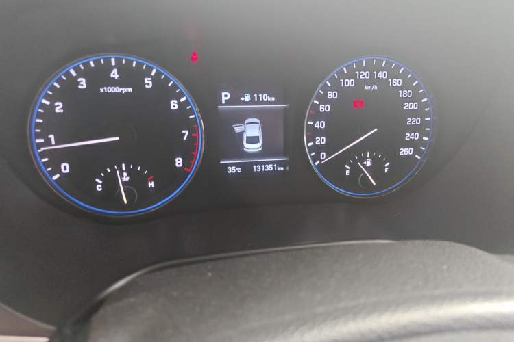 Used Hyundai Mistra 2017 1.6T Automatic Smart GLS China V Standard Odometer Close Up