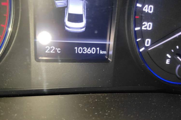 Used Hyundai Mistra 2017 1.6T Automatic Smart GLS China V Standard Odometer Close Up