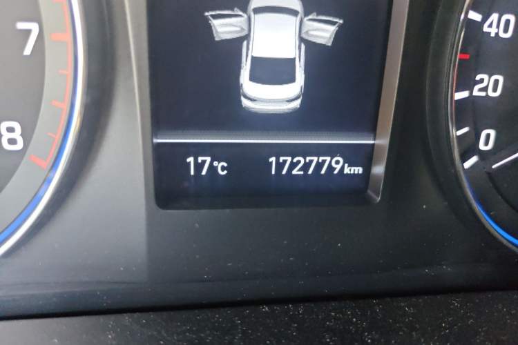 Used Hyundai Mistra 2017 1.8L Automatic Smart GLS China V Standard Odometer Close Up