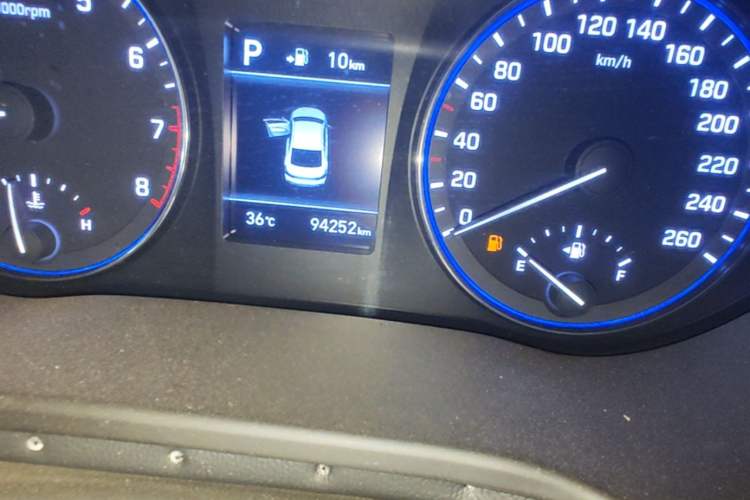 Used Hyundai Mistra 2017 1.6T Automatic Smart GLS China V Standard Odometer Close Up