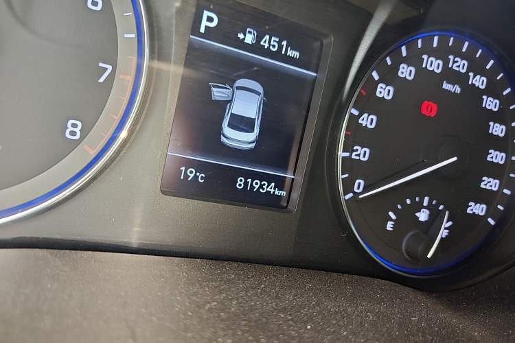 Used Hyundai Mistra 2017 1.8L Automatic Smart GLS China V Standard Odometer Close Up