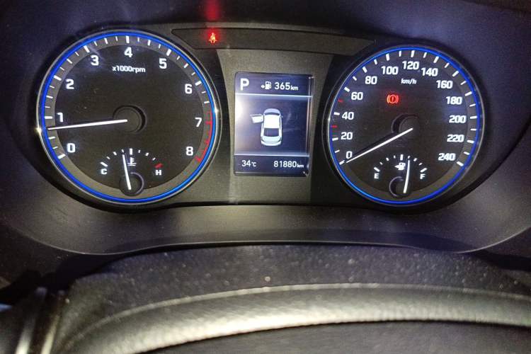 Used Hyundai Mistra 2017 1.8L Automatic Smart GLS China V Standard Odometer Close Up