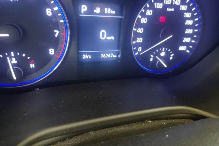 Used Hyundai Mistra 2017 1.6T Automatic Smart GLS China V Standard Odometer Close Up