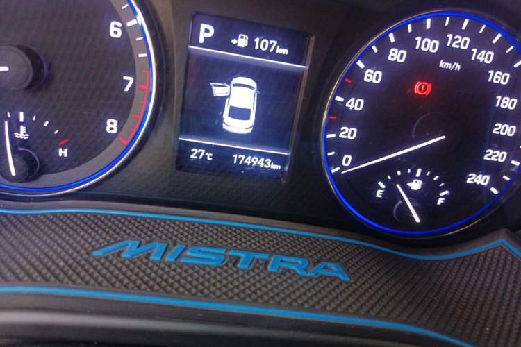 Used Hyundai Mistra 2017 1.8L Automatic Smart GLS China V Standard Odometer Close Up