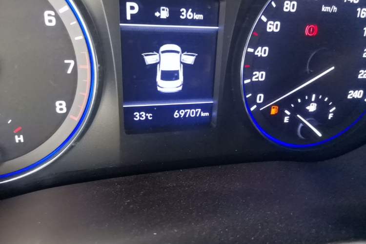 Used Hyundai Mistra 2017 1.8L Automatic Smart GLS China V Standard Odometer Close Up