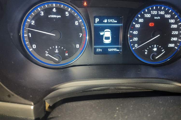 Used Hyundai Mistra 2017 1.6T Automatic Smart GLS China V Standard Odometer Close Up