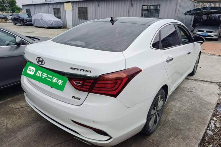 Used Hyundai Mistra 2017 1.6T Automatic Flagship Model TOP China V Emission Standard Rear Right 45 Deg