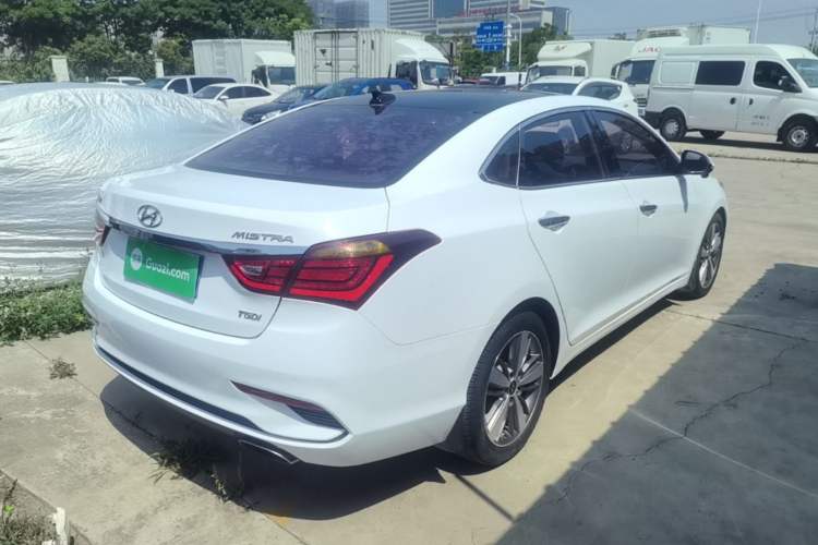 Used Hyundai Mistra 2017 1.6T Automatic Flagship Model TOP China V Emission Standard Rear Right 45 Deg