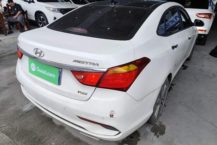 Used Hyundai Mistra 2017 1.6T Automatic Smart GLS China V Standard Rear Right 45 Deg