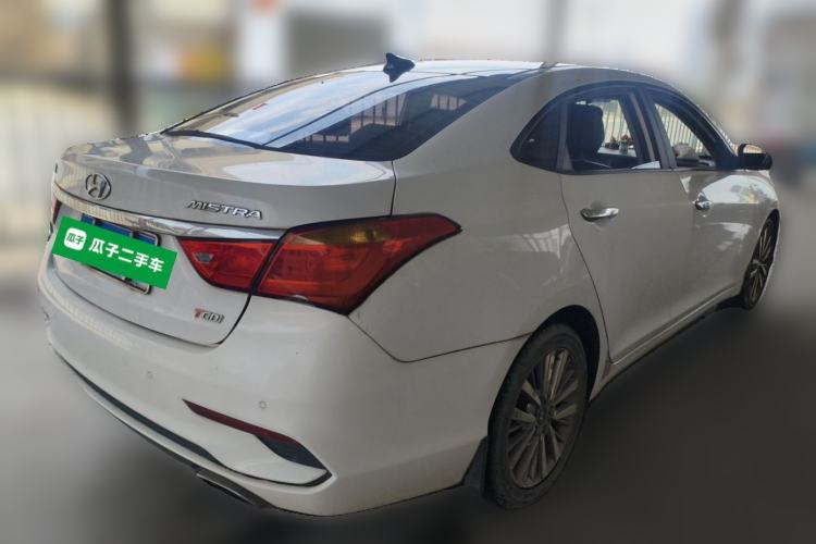 Used Hyundai Mistra 2017 1.6T Automatic Smart GLS China V Standard Rear Right 45 Deg