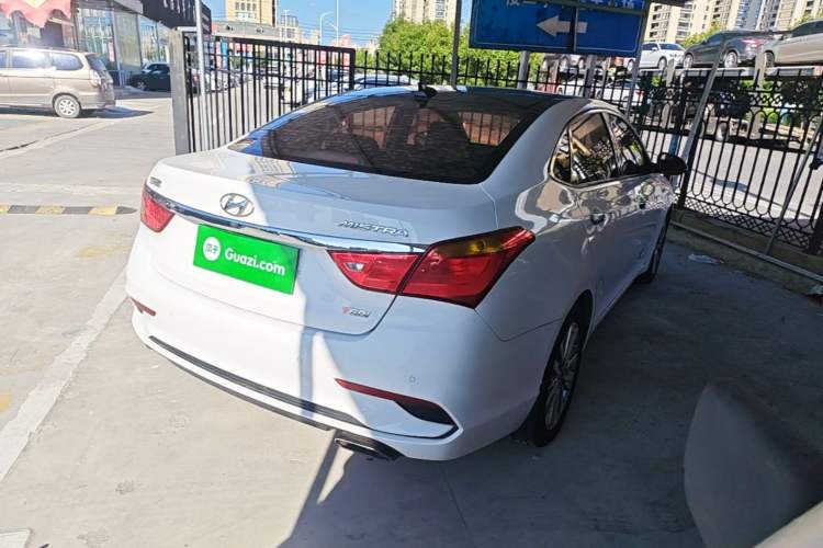 Used Hyundai Mistra 2017 1.6T Automatic Smart GLS China V Standard Rear Right 45 Deg