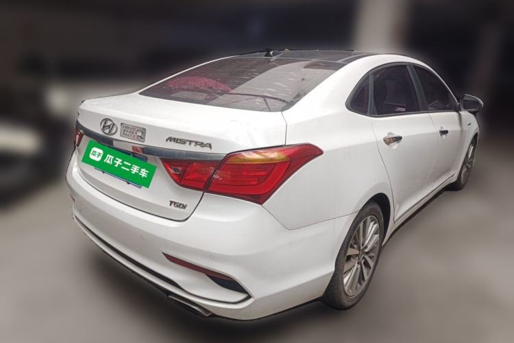 Used Hyundai Mistra 2017 1.6T Automatic Smart GLS China V Standard Rear Right 45 Deg