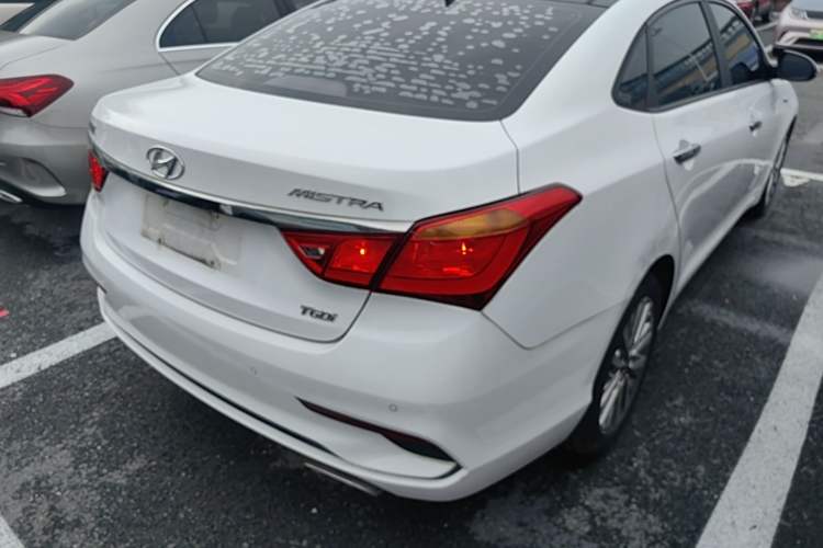 Used Hyundai Mistra 2017 1.6T Automatic Smart GLS China V Standard Rear Right 45 Deg