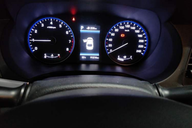 Used Hyundai Mistra 2019 1.8L Automatic Smart GLS Commemorative Edition China V Standard Odometer Close Up