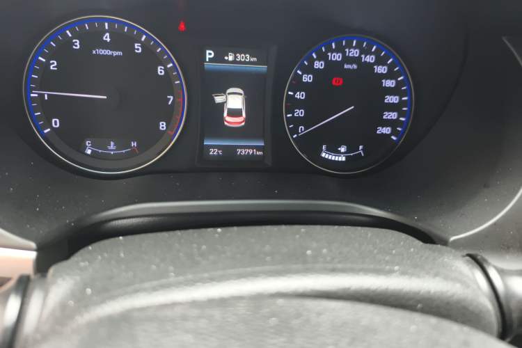 Used Hyundai Mistra 2019 1.8L Automatic Smart GLS Commemorative Model China VI Standard Odometer Close Up