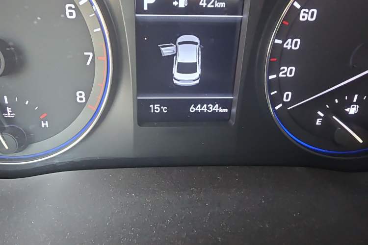 Used Hyundai Mistra 2019 1.8L Automatic Smart GLS China VI Standard Odometer Close Up