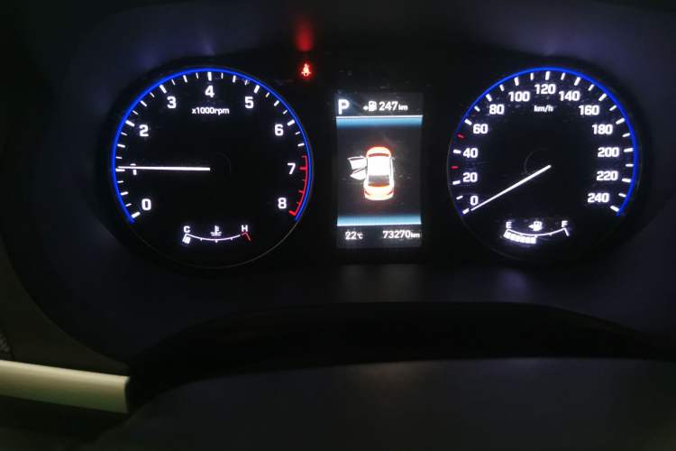 Used Hyundai Mistra 2019 1.8L Automatic Smart GLS Commemorative Edition China V Standard Odometer Close Up