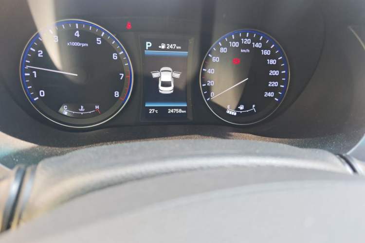 Used Hyundai Mistra 2019 1.8L Automatic Smart GLS Commemorative Model China VI Standard Odometer Close Up