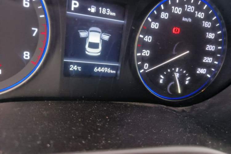 Used Hyundai Mistra 2019 1.8L Automatic Smart GLS China VI Standard Odometer Close Up