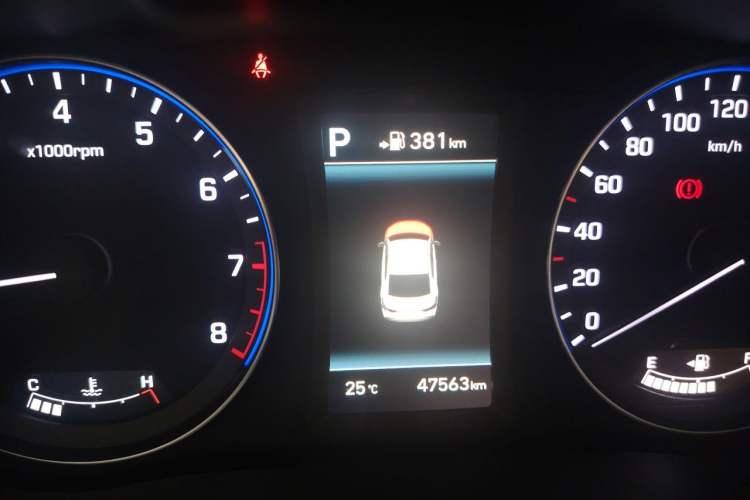 Used Hyundai Mistra 2019 1.8L Automatic Smart GLS China VI Standard Odometer Close Up