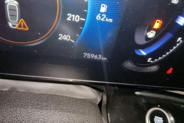 Used Hyundai Mistra 2021 1.8L CVT GLX Elite Edition Odometer Close Up