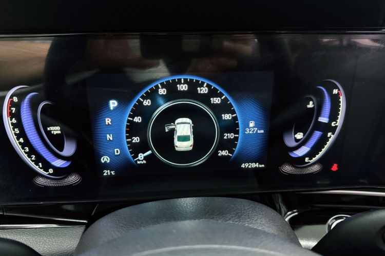 Used Hyundai Mistra 2021 1.8L CVT GLX Elite Edition Odometer Close Up