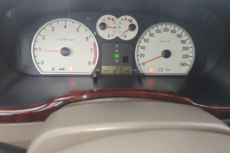 Used Hyundai MoInca 2009 1.8L Automatic Prestige GL Model Odometer Close Up