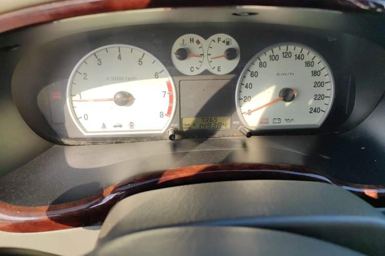 Used Hyundai MoInca 2009 1.8L Manual Comfort Edition GL Odometer Close Up