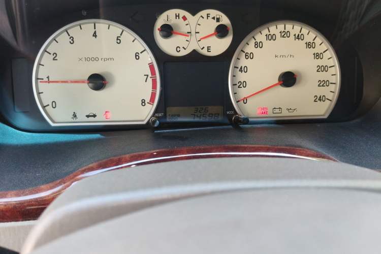 Used Hyundai MoInca 2009 1.8L Manual Comfort Edition GL Odometer Close Up