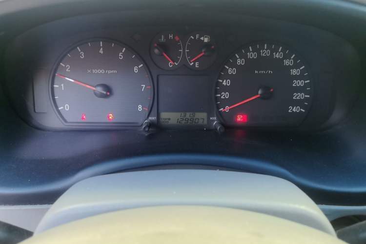 Used Hyundai MoInca 2009 1.8L Manual Comfort Edition GL Odometer Close Up