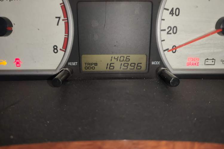 Used Hyundai MoInca 2009 1.8L Manual Comfort Edition GL Odometer Close Up