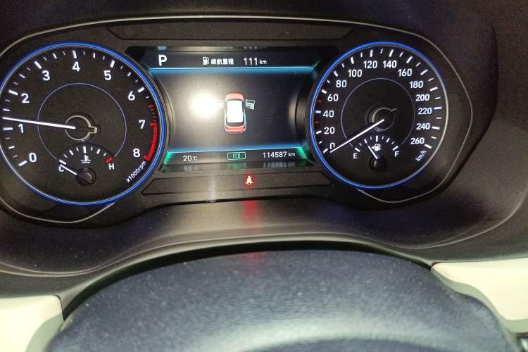 Used Hyundai Palisade 2021 3.5L Automatic 4x4 GLS Odometer Close Up